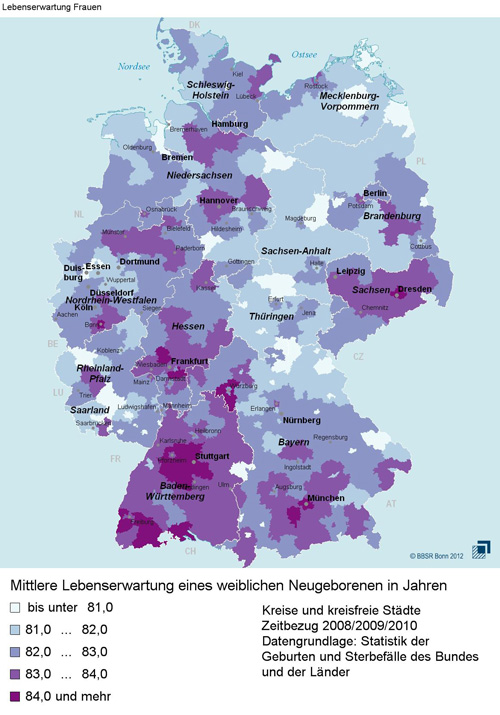 INKAR: Deutschlandkarten machen Lebenslagen anschaulich