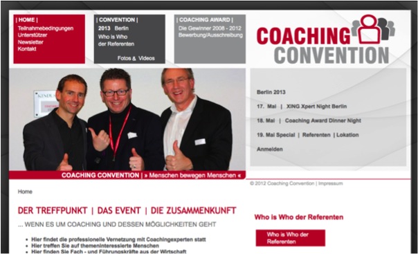 Coaching Convention Website