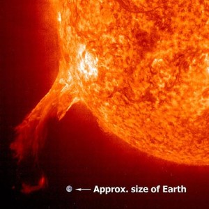 Aufnahme der Weltraumsonde "SOHO" von ESA und NASA, Quelle: SOHO (ESA & NASA)