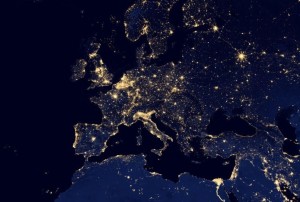 Europa, EU, NASA, Nacht