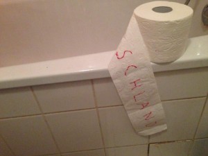 Toilettenpapier, braune Masse, deutsch, deutsche Kultur