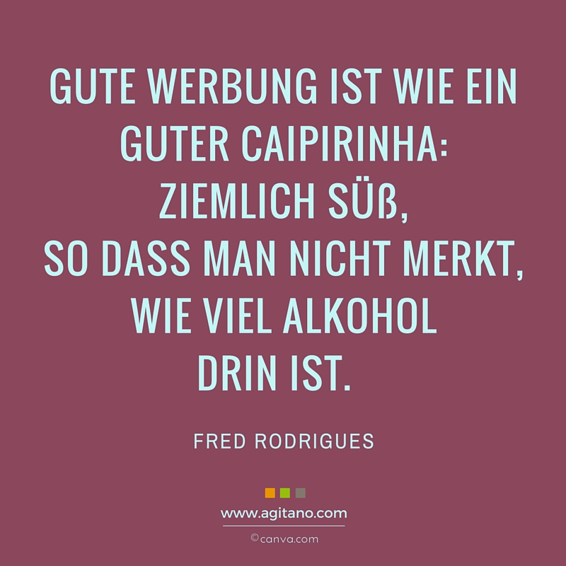 Werbung, Caipirinha, Alkohol, Erfolg