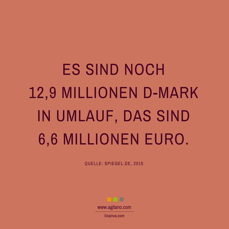 D-Mark, Umlauf, Millionen, Geld