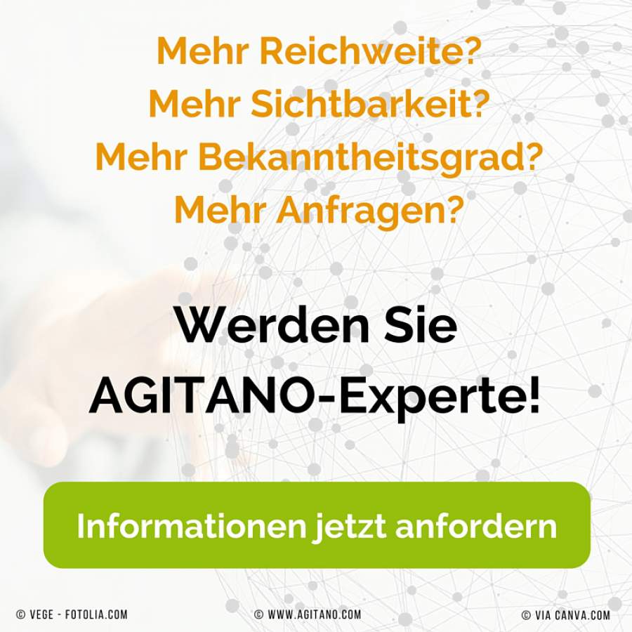 Werden Sie AGITANO-Experte!