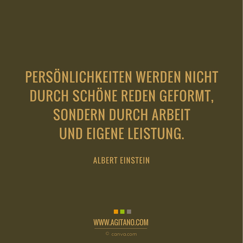Albert Einstein Personlichkeiten Werden Nicht Durch Agitano