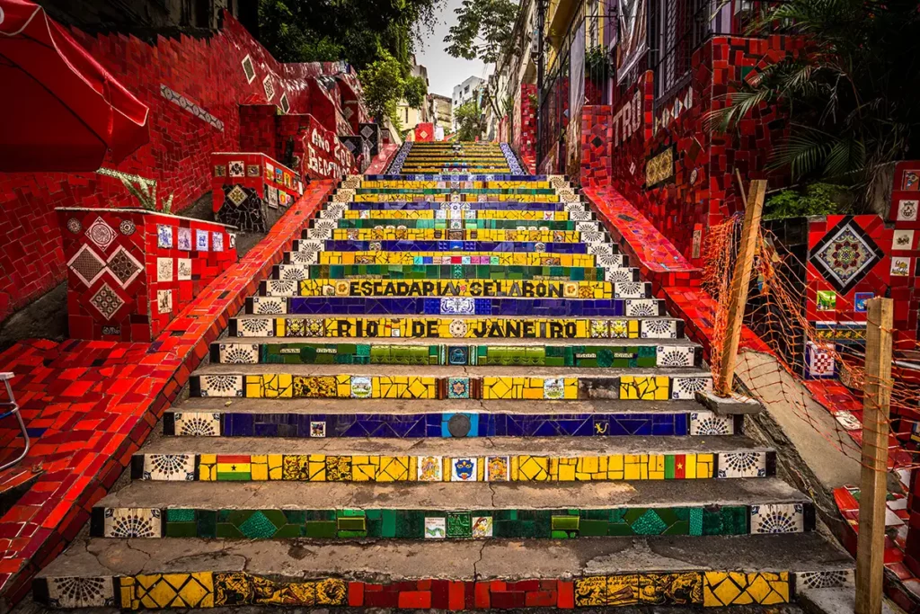 Die Selaron-Treppe im historischen Zentrum von Rio de Janeiro