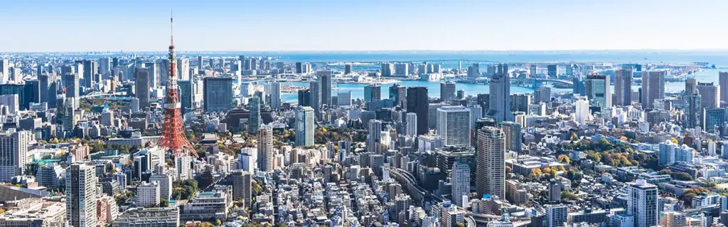 Stadtbild von Tokio