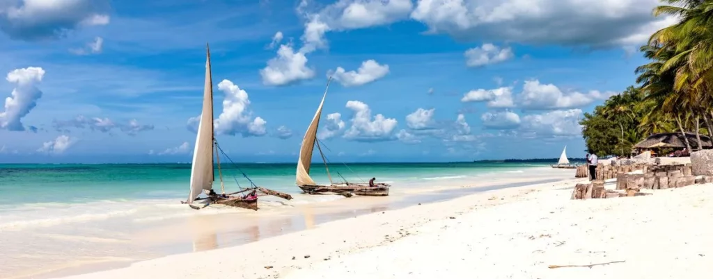 Strand auf Sansibar in Tansania